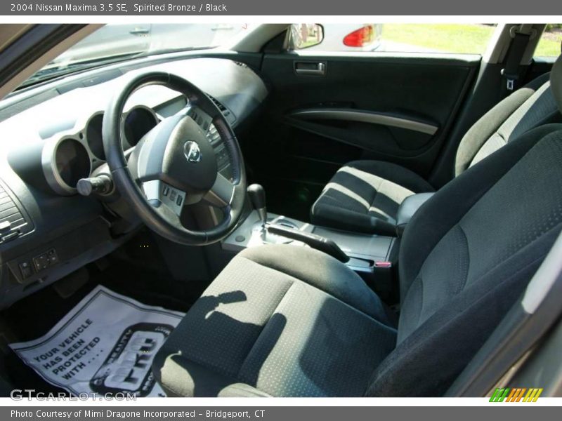 Spirited Bronze / Black 2004 Nissan Maxima 3.5 SE