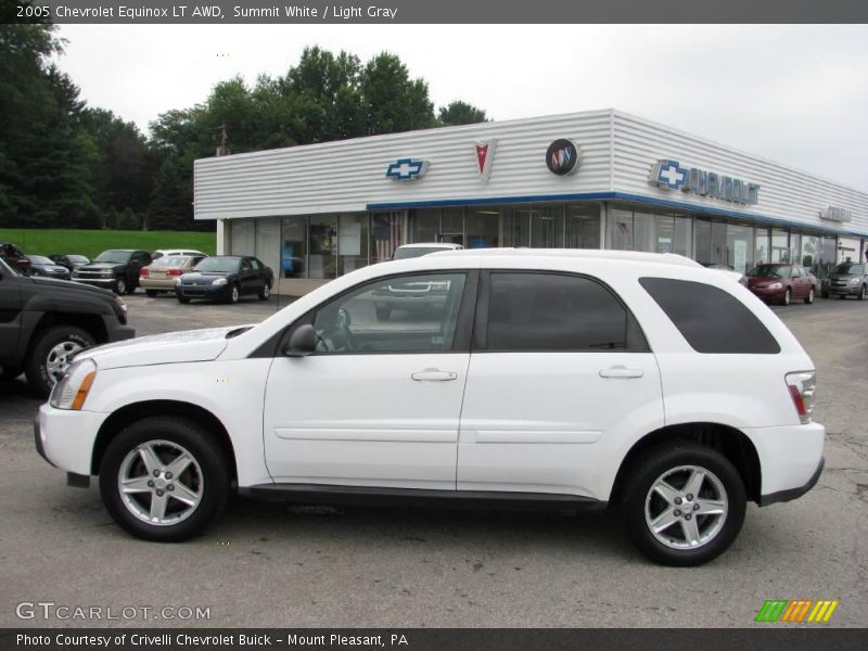 Summit White / Light Gray 2005 Chevrolet Equinox LT AWD