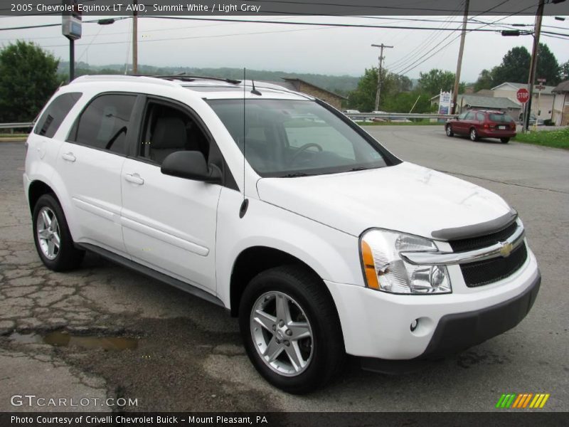 Summit White / Light Gray 2005 Chevrolet Equinox LT AWD