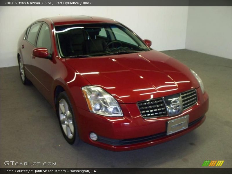 Red Opulence / Black 2004 Nissan Maxima 3.5 SE
