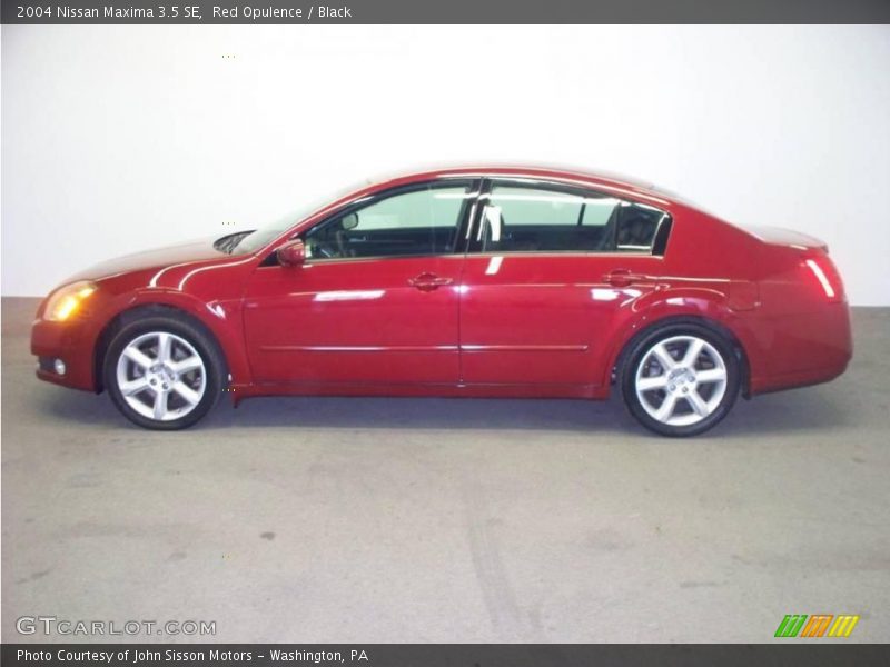 Red Opulence / Black 2004 Nissan Maxima 3.5 SE