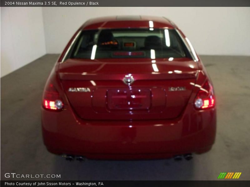Red Opulence / Black 2004 Nissan Maxima 3.5 SE