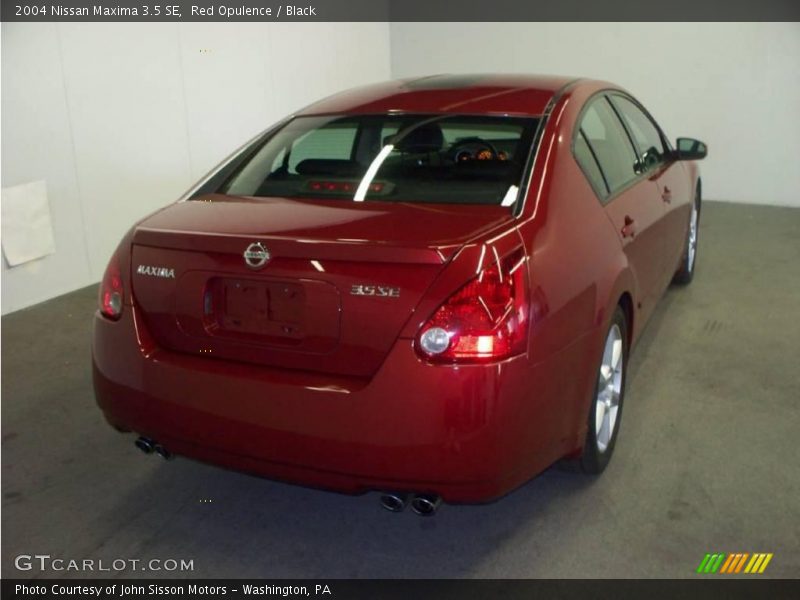 Red Opulence / Black 2004 Nissan Maxima 3.5 SE