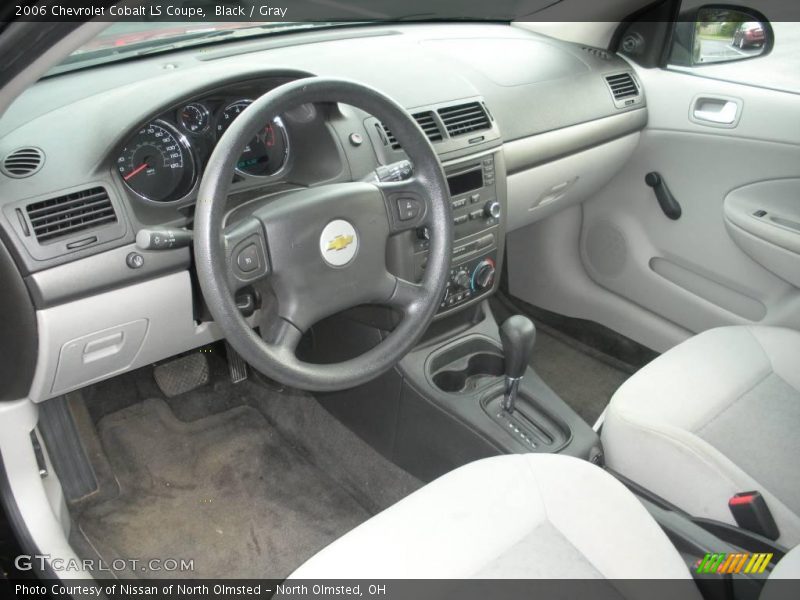 Black / Gray 2006 Chevrolet Cobalt LS Coupe
