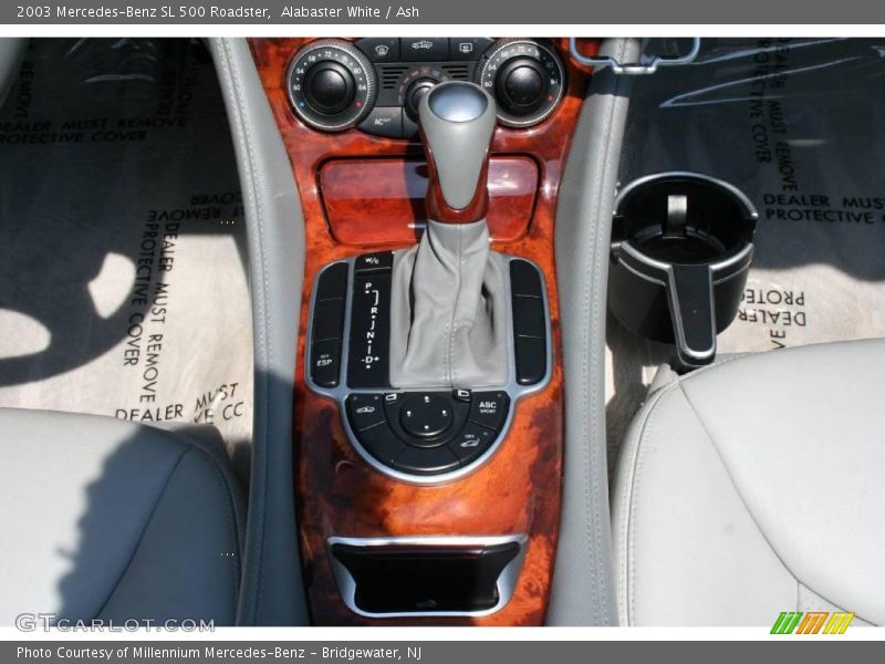 Alabaster White / Ash 2003 Mercedes-Benz SL 500 Roadster