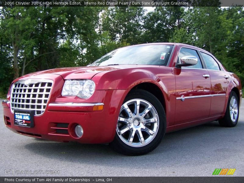 Inferno Red Crystal Pearl / Dark Slate Gray/Light Graystone 2006 Chrysler 300 C HEMI Heritage Editon