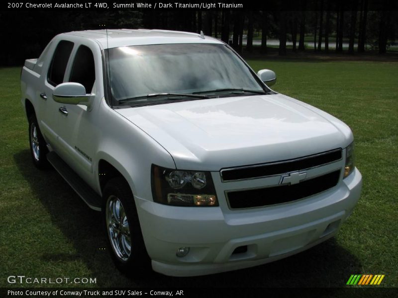 Summit White / Dark Titanium/Light Titanium 2007 Chevrolet Avalanche LT 4WD