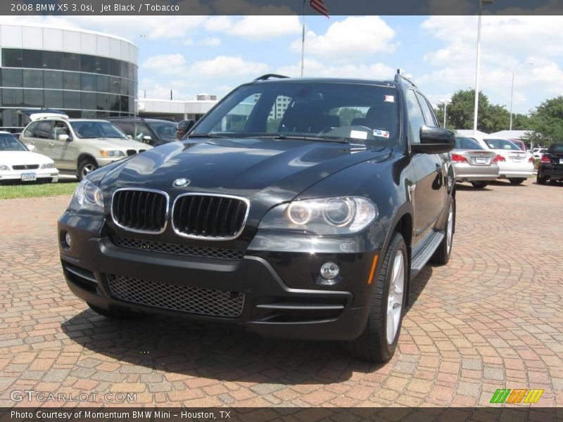 Jet Black / Tobacco 2008 BMW X5 3.0si