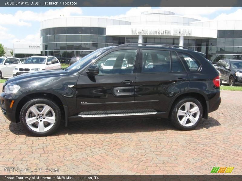 Jet Black / Tobacco 2008 BMW X5 3.0si