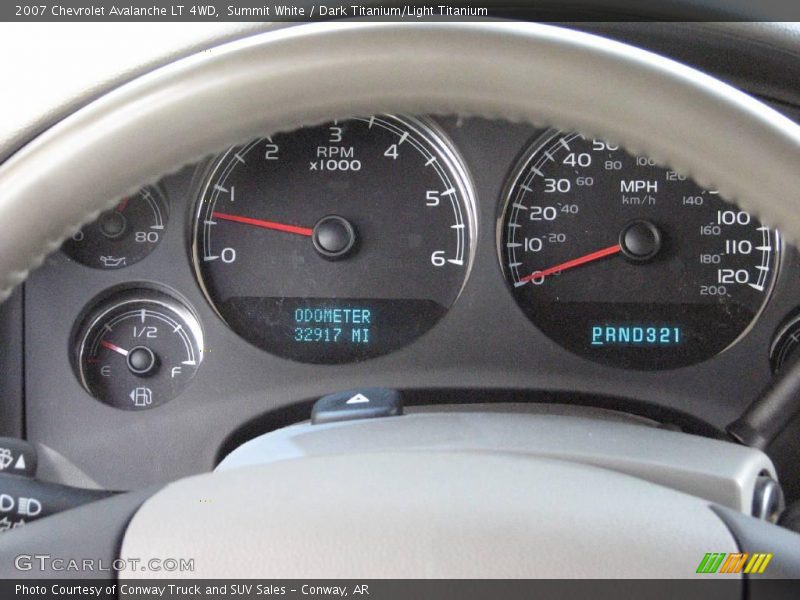 Summit White / Dark Titanium/Light Titanium 2007 Chevrolet Avalanche LT 4WD