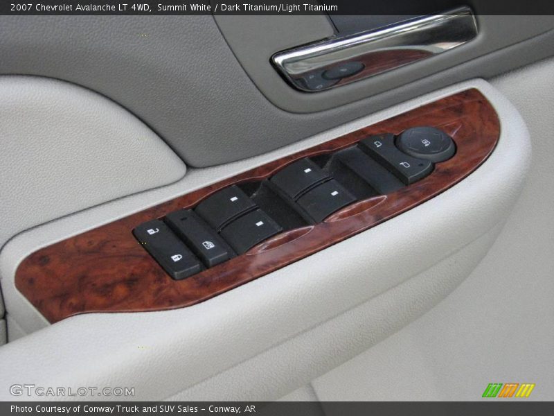 Summit White / Dark Titanium/Light Titanium 2007 Chevrolet Avalanche LT 4WD