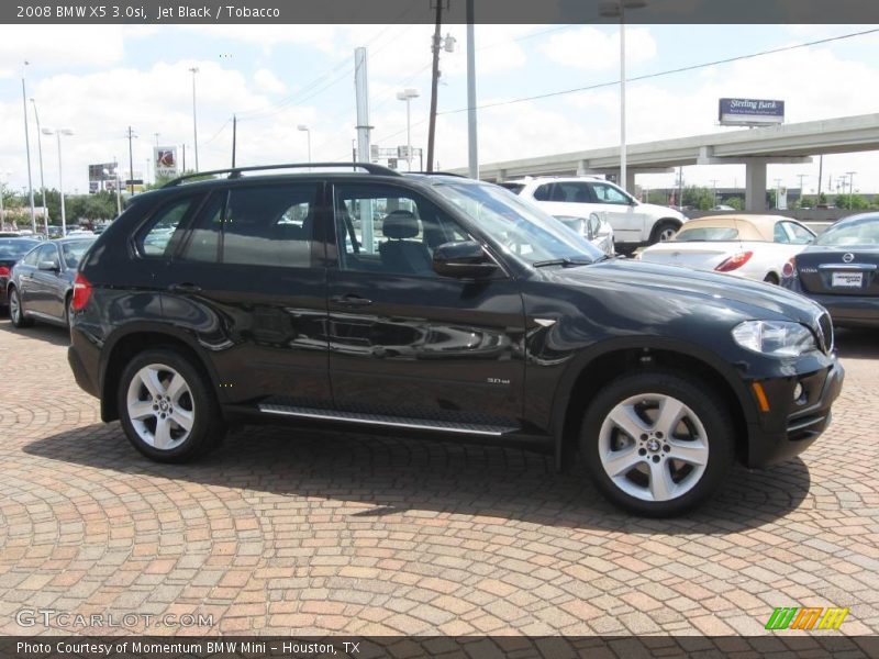 Jet Black / Tobacco 2008 BMW X5 3.0si
