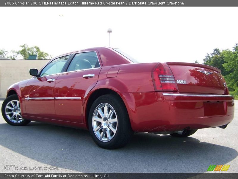 Inferno Red Crystal Pearl / Dark Slate Gray/Light Graystone 2006 Chrysler 300 C HEMI Heritage Editon
