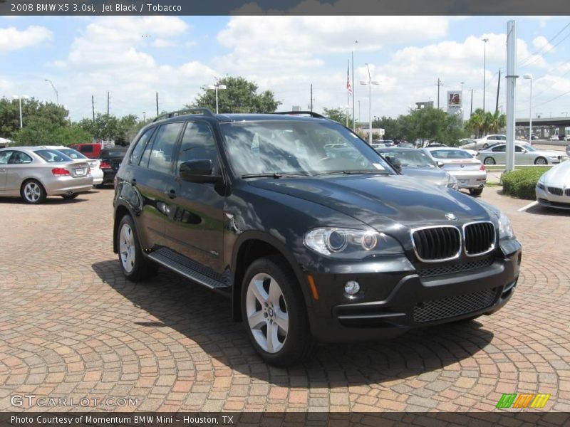 Jet Black / Tobacco 2008 BMW X5 3.0si