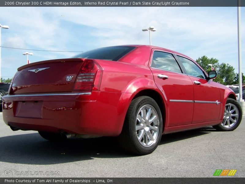 Inferno Red Crystal Pearl / Dark Slate Gray/Light Graystone 2006 Chrysler 300 C HEMI Heritage Editon