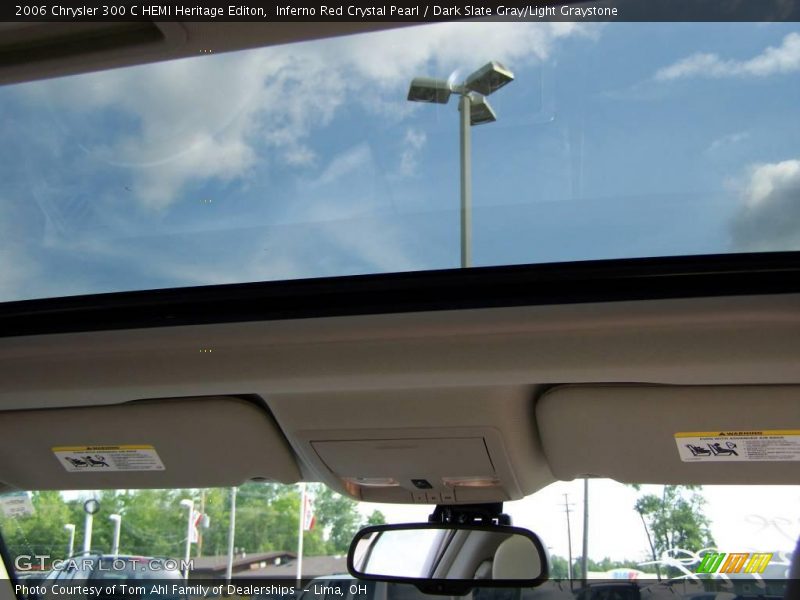 Inferno Red Crystal Pearl / Dark Slate Gray/Light Graystone 2006 Chrysler 300 C HEMI Heritage Editon