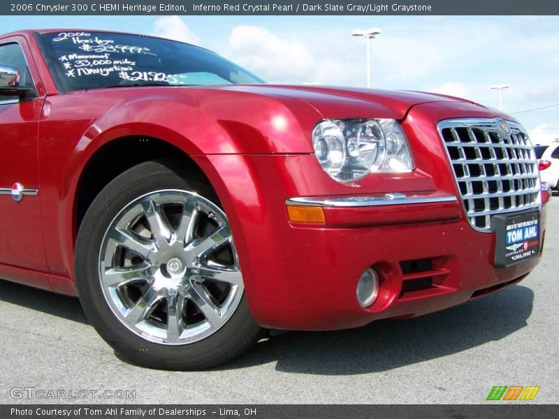 Inferno Red Crystal Pearl / Dark Slate Gray/Light Graystone 2006 Chrysler 300 C HEMI Heritage Editon