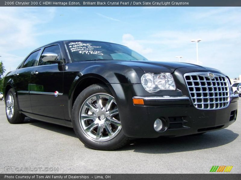 Brilliant Black Crystal Pearl / Dark Slate Gray/Light Graystone 2006 Chrysler 300 C HEMI Heritage Editon