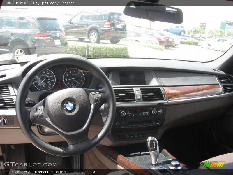 Jet Black / Tobacco 2008 BMW X5 3.0si