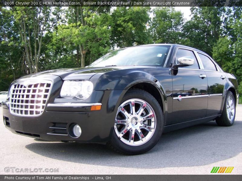 Brilliant Black Crystal Pearl / Dark Slate Gray/Light Graystone 2006 Chrysler 300 C HEMI Heritage Editon