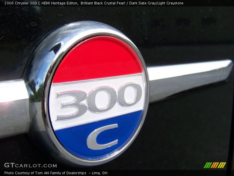 Brilliant Black Crystal Pearl / Dark Slate Gray/Light Graystone 2006 Chrysler 300 C HEMI Heritage Editon