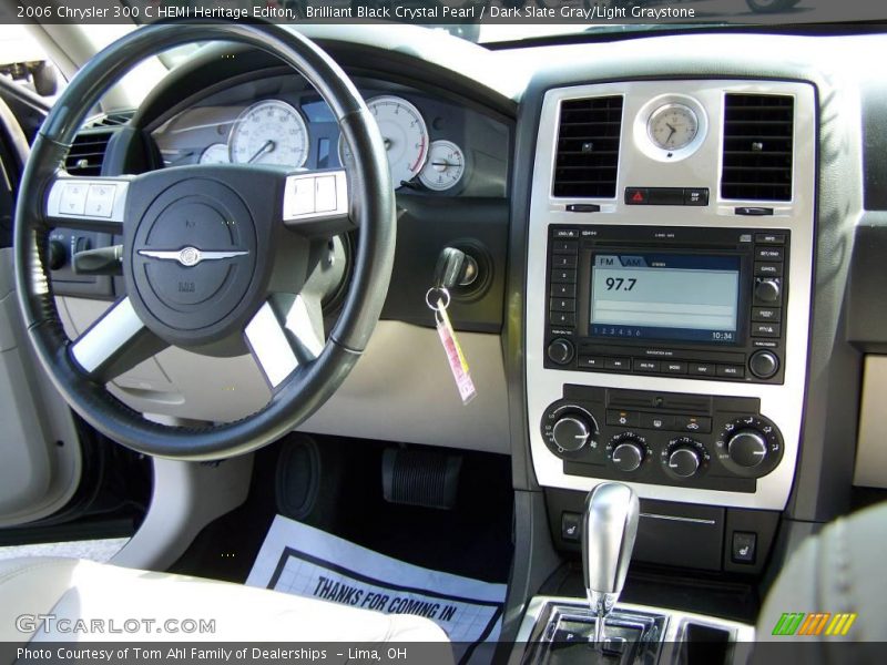 Brilliant Black Crystal Pearl / Dark Slate Gray/Light Graystone 2006 Chrysler 300 C HEMI Heritage Editon