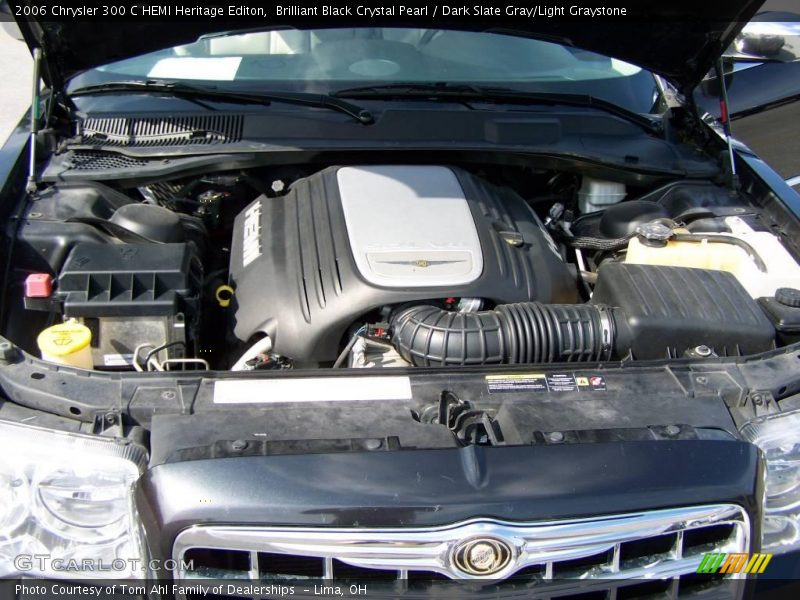 Brilliant Black Crystal Pearl / Dark Slate Gray/Light Graystone 2006 Chrysler 300 C HEMI Heritage Editon