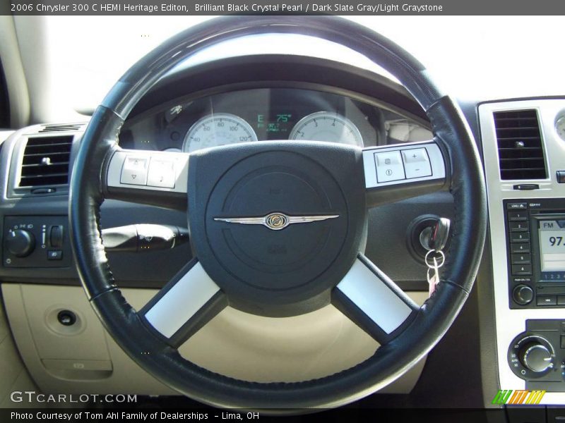 Brilliant Black Crystal Pearl / Dark Slate Gray/Light Graystone 2006 Chrysler 300 C HEMI Heritage Editon