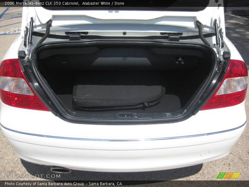 Alabaster White / Stone 2006 Mercedes-Benz CLK 350 Cabriolet