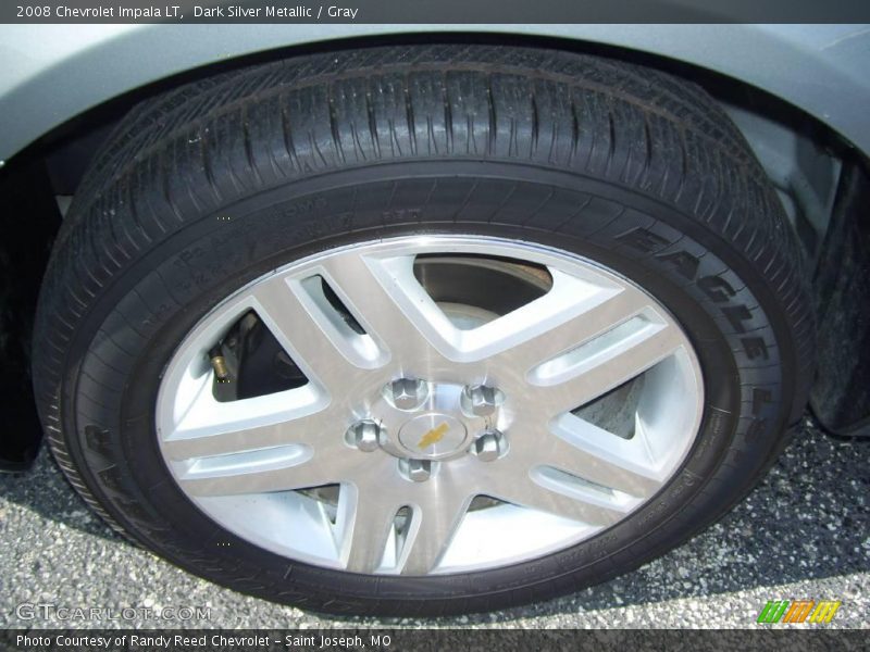 Dark Silver Metallic / Gray 2008 Chevrolet Impala LT
