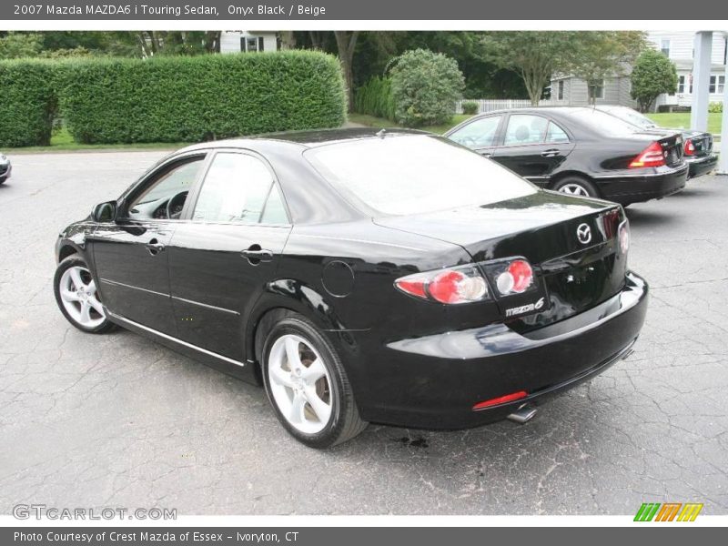 Onyx Black / Beige 2007 Mazda MAZDA6 i Touring Sedan