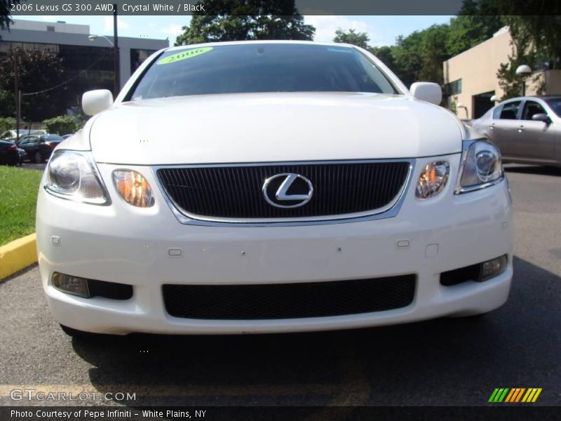 Crystal White / Black 2006 Lexus GS 300 AWD