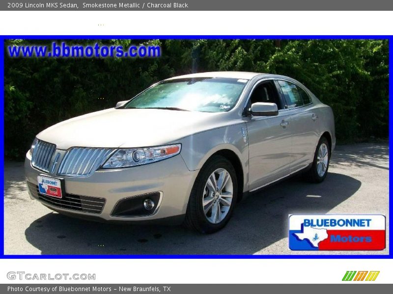 Smokestone Metallic / Charcoal Black 2009 Lincoln MKS Sedan