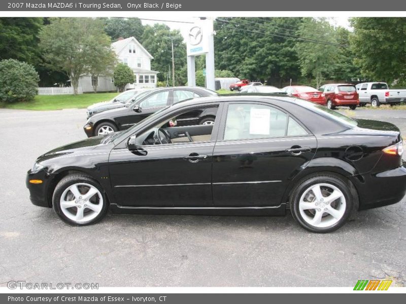 Onyx Black / Beige 2007 Mazda MAZDA6 i Touring Sedan