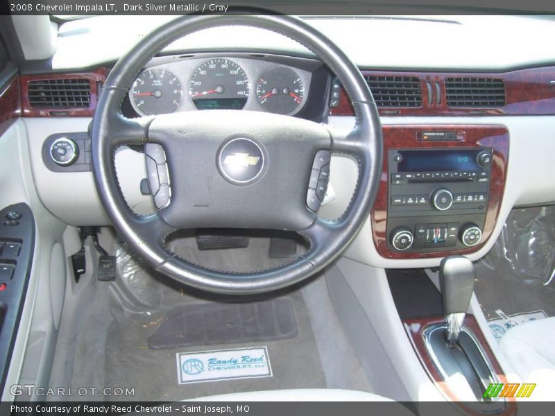 Dark Silver Metallic / Gray 2008 Chevrolet Impala LT