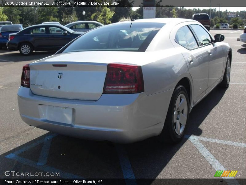 Bright Silver Metallic / Dark Slate Gray 2008 Dodge Charger SE