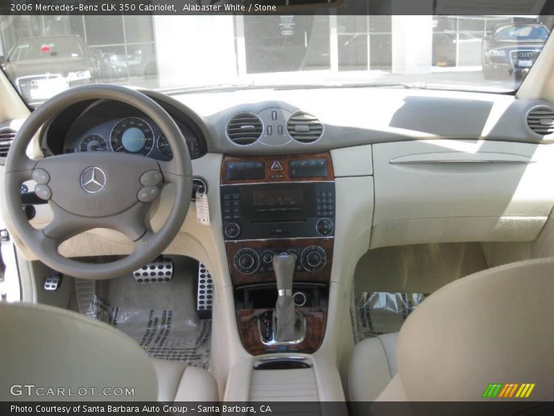 Alabaster White / Stone 2006 Mercedes-Benz CLK 350 Cabriolet