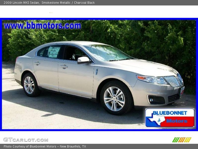 Smokestone Metallic / Charcoal Black 2009 Lincoln MKS Sedan