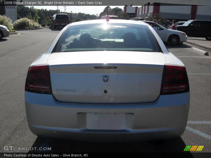 Bright Silver Metallic / Dark Slate Gray 2008 Dodge Charger SE