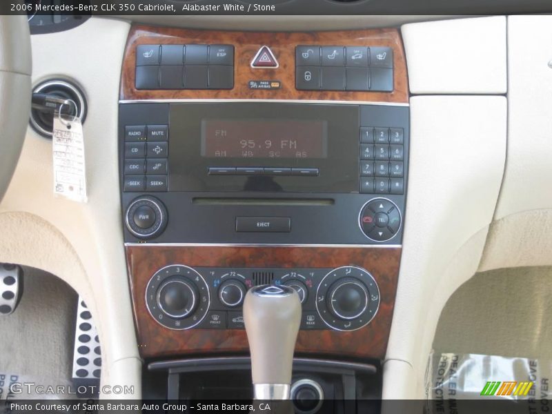 Alabaster White / Stone 2006 Mercedes-Benz CLK 350 Cabriolet