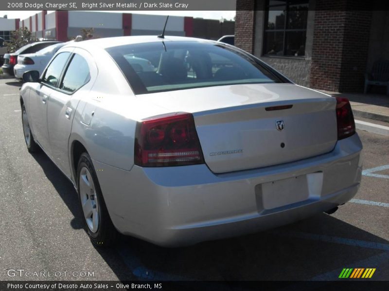 Bright Silver Metallic / Dark Slate Gray 2008 Dodge Charger SE