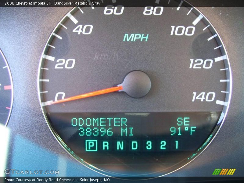 Dark Silver Metallic / Gray 2008 Chevrolet Impala LT