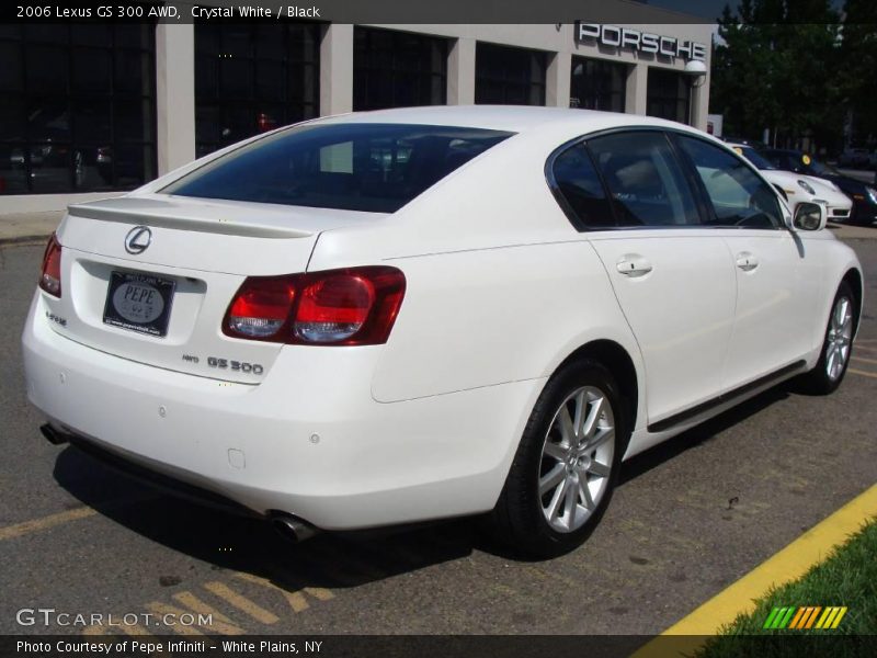 Crystal White / Black 2006 Lexus GS 300 AWD