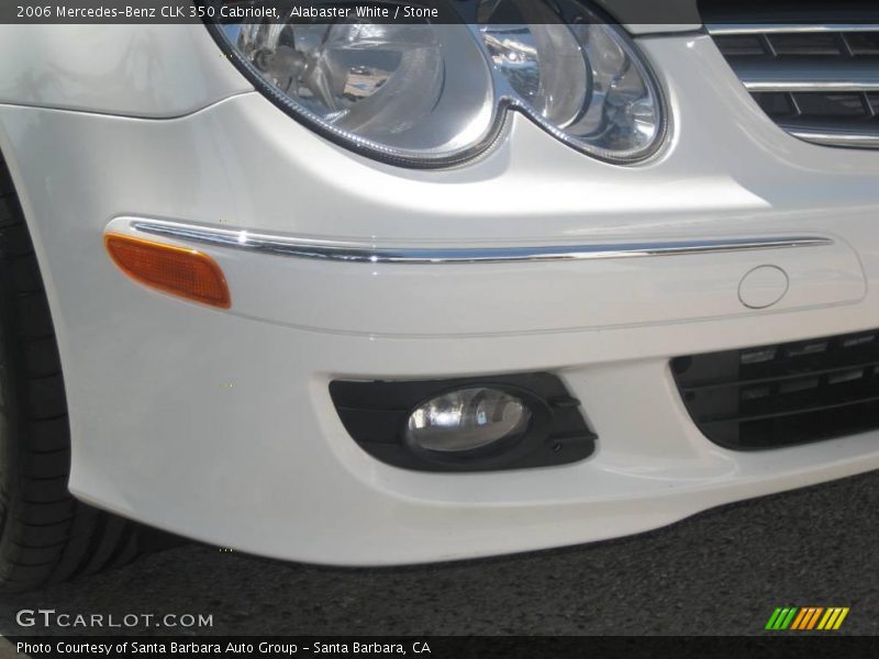 Alabaster White / Stone 2006 Mercedes-Benz CLK 350 Cabriolet