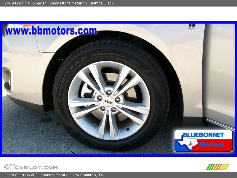 Smokestone Metallic / Charcoal Black 2009 Lincoln MKS Sedan
