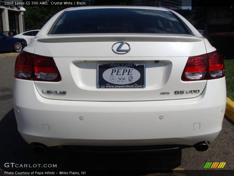 Crystal White / Black 2006 Lexus GS 300 AWD