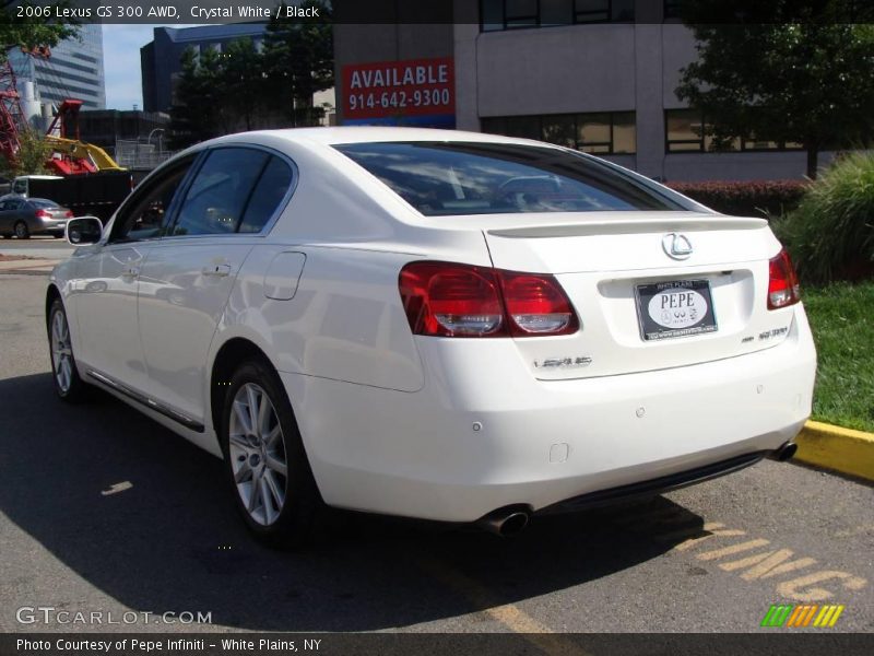 Crystal White / Black 2006 Lexus GS 300 AWD