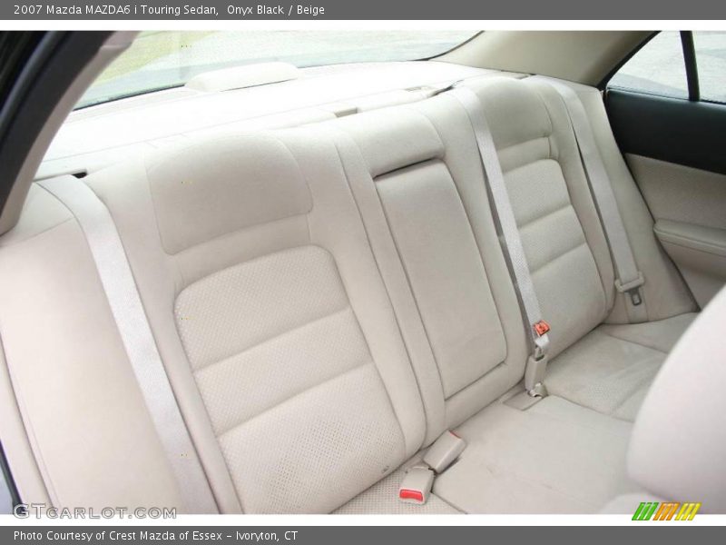 Onyx Black / Beige 2007 Mazda MAZDA6 i Touring Sedan