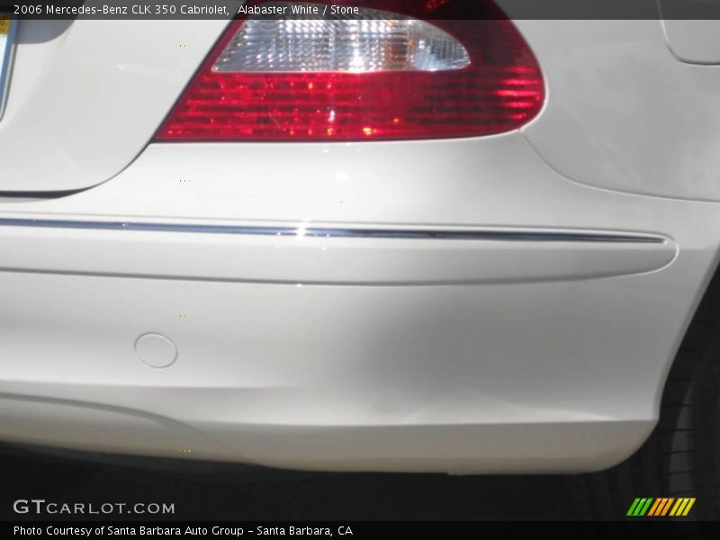 Alabaster White / Stone 2006 Mercedes-Benz CLK 350 Cabriolet