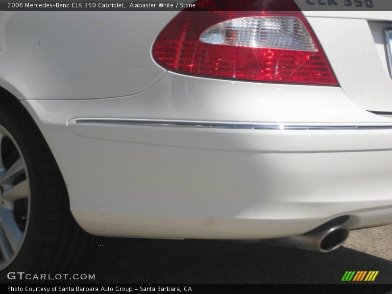Alabaster White / Stone 2006 Mercedes-Benz CLK 350 Cabriolet